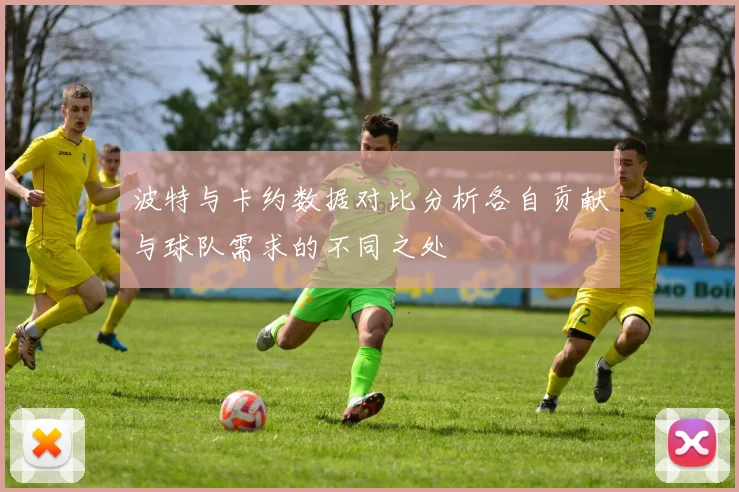 波特与卡约数据对比分析各自贡献与球队需求的不同之处